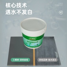 三棵树漆室内透明防水胶卫生间防水涂料厨卫浴室堵漏补漏防水胶 600g