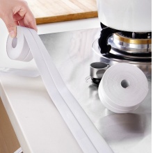 墨斗鱼美缝贴宽3.8cm*3.2米单折白色厨卫防水贴条厨房灶台水槽接缝胶带