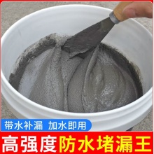 洞庭湖带水堵漏王快速凝堵漏防水胶涂料屋顶袈缝隙快干水泥卫生间堵漏宝 速干底涂通用型·1公斤·1袋