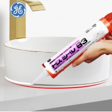 GE日本原装进口东之83厨房卫浴等潮湿场所防水胶卫浴密封胶白色透明 CE83-白色